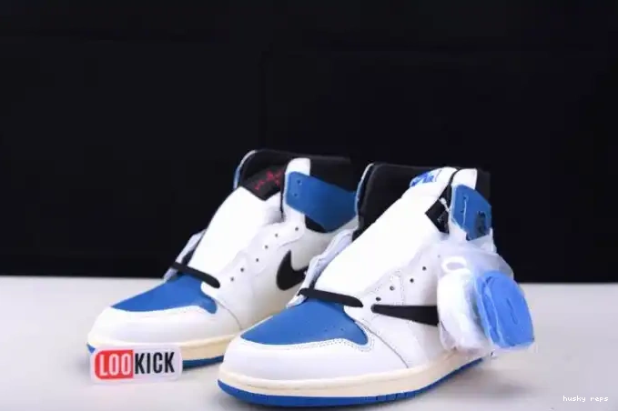Rep Husky DH3227-105 Travis Air Jordan and Scott White 1 Blue 0618